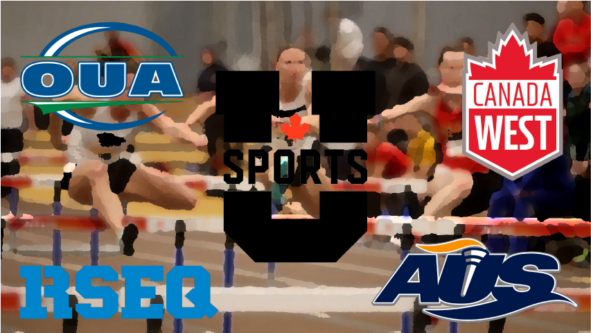 Usports, Canada West, OUA, RSEQ, AUS, Track and Field