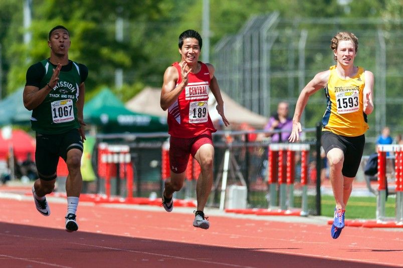 High School Track and Field Race