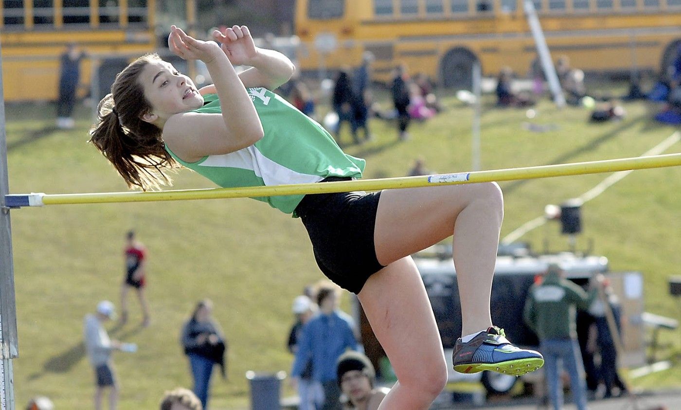 Girls High Jump Competition