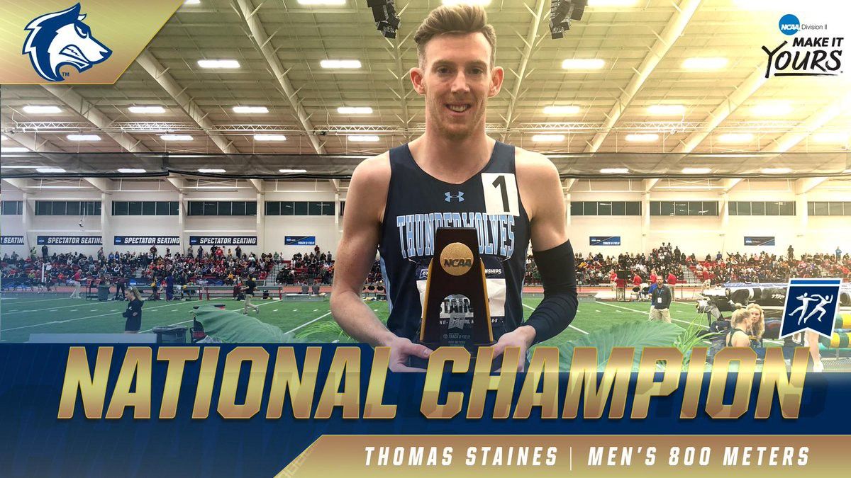 National Champion Men's 800 Meters