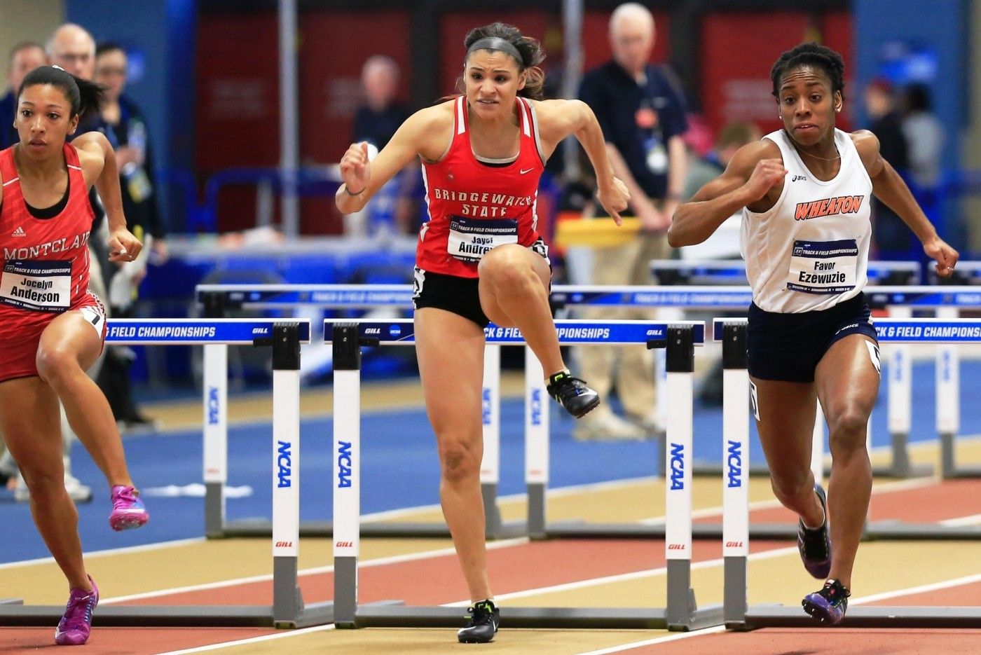 Female Hurdles; Indoor Track and Field