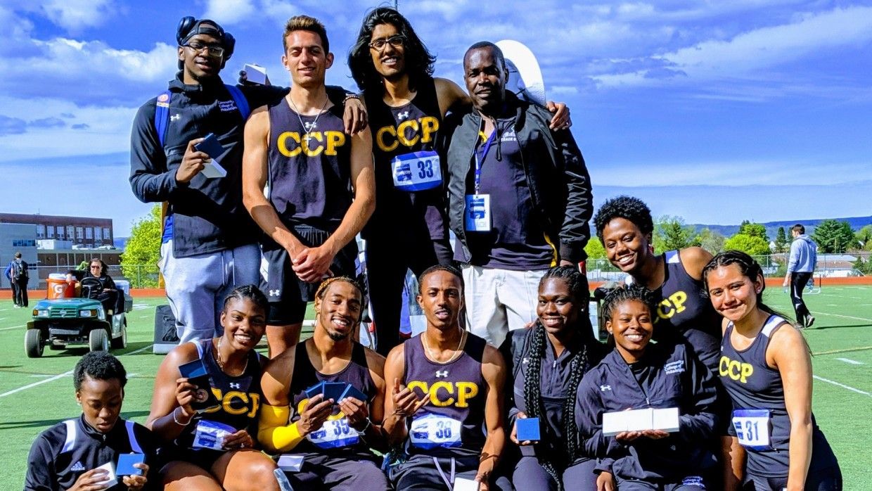 Track and field team photo