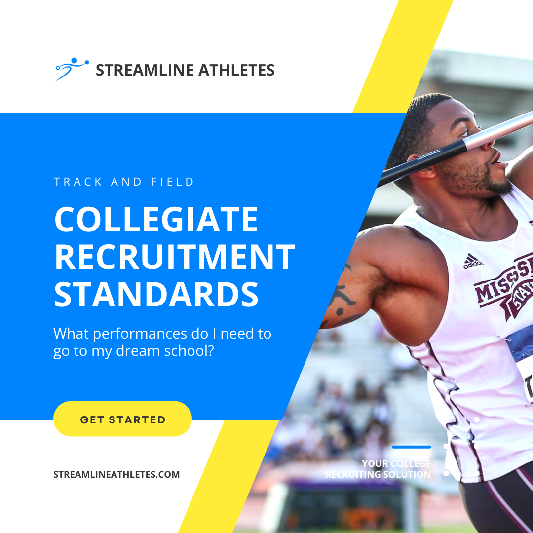 track and field collegiate recruitment standards