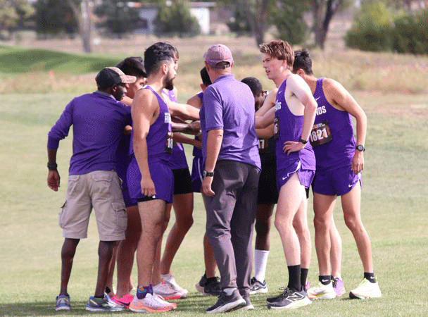 New Mexico Highlands men's Nationals qualifying cross country team