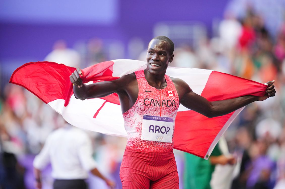 Mississippi State University alumni, North American 800m record holder, and Olympic silver medalist in Paris, Marco Arop