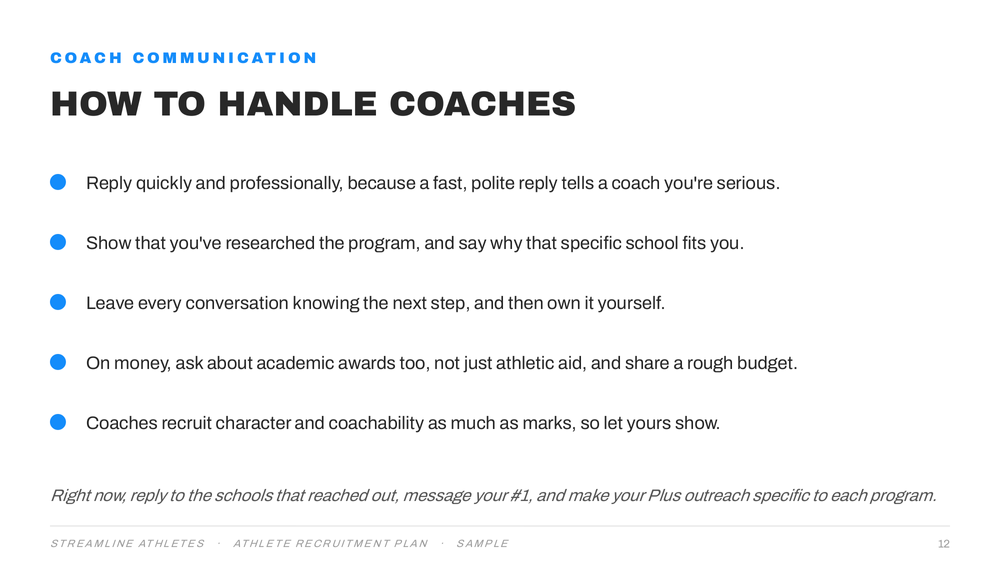 Coach communication: how to handle coaches