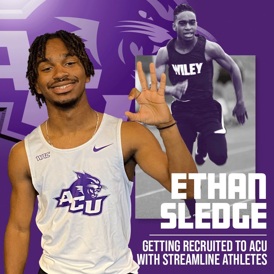 How Ethan Sledge used Streamline Athletes to make the leap from Texas high school track to sprinting in the NCAA Division I
