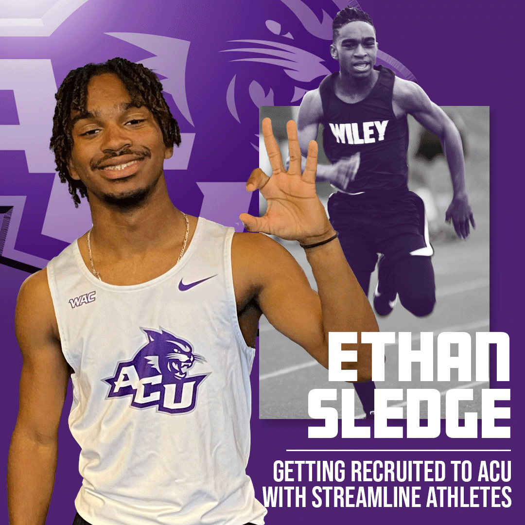 How Ethan Sledge used Streamline Athletes to make the leap from Texas high school track to sprinting in the NCAA Division I